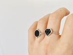 Black ‘diamond’ ring